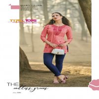 TIPS AND TOPS COLORS VOL-5 WHOLESALE HEAVY RAYON READYMADE SHORT TOPS