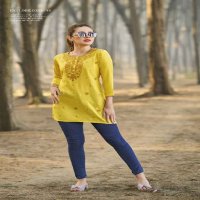 TIPS AND TOPS COLORS VOL-5 WHOLESALE HEAVY RAYON READYMADE SHORT TOPS