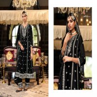 EBA LIFESTYLE PRESENT SERENA WHOLESALE HEAVY CHINON WITH EMBROIDERY READMADE SUITS
