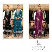 EBA LIFESTYLE PRESENT SERENA WHOLESALE HEAVY CHINON WITH EMBROIDERY READMADE SUITS