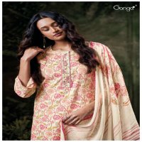 GANGA BHAVIYA S3522 WHOLSALE PREMIUM COTTON PRINTED WITH EMBROIDERY SUITS