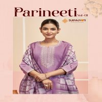 PARINEETI VOL 1 BY SURYAJYOTI ROMAN MODAL SILK READYMADE CASUAL SUIT ONLINE