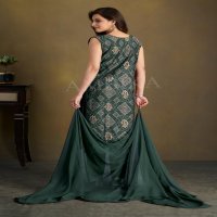 AMBIKA BAAGHI VOL 4 VERTICAN FULL STITCH COMBO SUIT FOR WOMENS