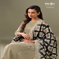 OMTEX ESTIVA LAWN COTTON COLOUR ADDITION SUIT FOR LADIES