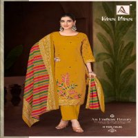 ALOK SUITS KISS MISS WHOLESALE PURE COTTON WITH WORK DRESS MATERIAL