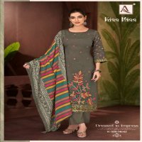 ALOK SUITS KISS MISS WHOLESALE PURE COTTON WITH WORK DRESS MATERIAL