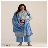 GANGA LENNON S3492 WHOLESALE PREMIUM COTTON PRINTED BEAUTIFUL SUMMER SUITS