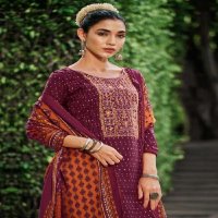 ZULFAT DESIGNER AMANDA WHOLESALE PURE WOOL PASHMINA WITH EMBROIDERY WORK SUITS
