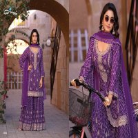 YOUR CHOICE GINNI VOL-4 WHOLESALE PARTY WEAR DESIGNER TOP WITH PLAZZO SUITS