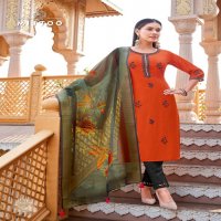 MITTOO AAYUSHI VISCOSE SILK THREAD WORK READYMADE UNIQUE SUITS