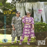 WOODEE SHAKIRA VOL 2 RAYON READYMADE ELEGANCE CO-ORD SETS