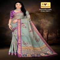 VINAMRA CORPORATION HANDICRAFT VOL 1 GOLD ZARI FASHIONABLE SAREES