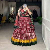 LNB 1200 TUSSAR SILK HALF SAREE READYMADE FESTIVE LEHENGA CHOLI WITH BLOUSE