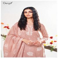 GANGA ADELA S3413 WHOLESALE PREMIUM MAL WITH EMBROIDERY WORK DESIGNER SUITS ONLINE