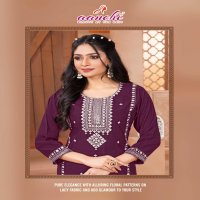 CLASSY BY AANCHI ROMAN SILK READYMADE UNIQUE KURTIS