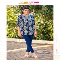 tips And tops launch cotton shorties vol 8 foil printed cotton short kurti