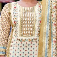 ibiza present royal orchid cotton printed summer special salwar suit