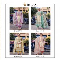 ibiza present royal orchid cotton printed summer special salwar suit