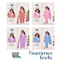 blue hills presents summer feels rayon embroidered kurta set with big size available