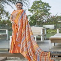 vallabhi lite launching pranjali latest chiffon line printed saree