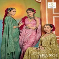 sarangi by shubh shree creation wealvet tusser silk fashionable sarees