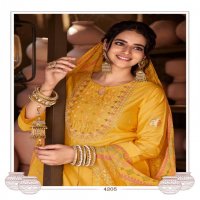 anju fab once more vol 5 viscose nylon exclusive full stitch big size 3pcs dress