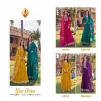 shruti ghunghat vol 3 viscose vichitra silk traditional readymade kurti with dupatta