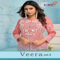VAMIKA VEERA VOL 3 RAYON READYMADE DESIGNER CO-ORD SETS