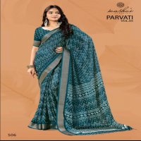 KASHVI CREATION PARVATI VOL 5 MARSHMELLO JACQUARD CASUAL SAREES ONLINE