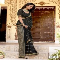 SHRIDHA VOL 8 BY VALLABHI PRINT 33161-33166 SERIES FANCY MOSS GEORGETTE SAREES