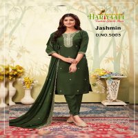 JASHMIN BY HARIYAALI SILK READYMADE CLASSIC LOOK COMBO SET DRESS