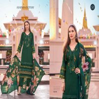 BELLIZA LAUNCH MAJESTIC WHOLESALE PURE ROMAN SILK WITH HEAVY EMBROIDERY 3PCS DRESS MATERIAL