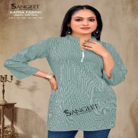 SANGEET KATHA WHOLESALE PURE COTTON FULLY STITCH SHORT TOPS