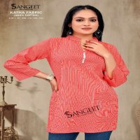 SANGEET KATHA WHOLESALE PURE COTTON FULLY STITCH SHORT TOPS