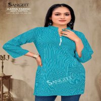 SANGEET KATHA WHOLESALE PURE COTTON FULLY STITCH SHORT TOPS