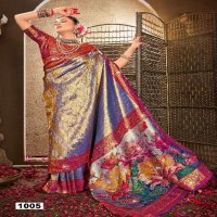 SAROJ SILVER JUBILEE VOL-1 WHOLESALE PREMIUM TISSUE SILK WITH SWAROSKI WORK FANCY SAREES