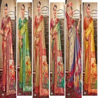 SAROJ SILVER JUBILEE VOL-1 WHOLESALE PREMIUM TISSUE SILK WITH SWAROSKI WORK FANCY SAREES