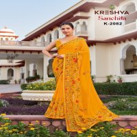 KRESHVA SANCHITA DANI GEORGETTE ETHNIC STYLE SAREE ONLINE