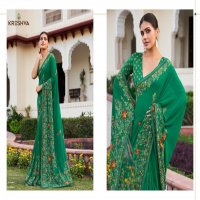 KRESHVA SANCHITA DANI GEORGETTE ETHNIC STYLE SAREE ONLINE