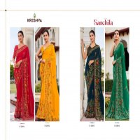 KRESHVA SANCHITA DANI GEORGETTE ETHNIC STYLE SAREE ONLINE