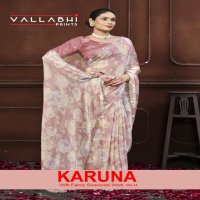 KARUNA VOL 12 BY VALLABHI PRINT CHIFFON SUMMER BEAUTY SAREES
