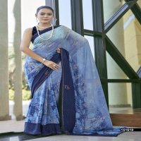 VALLABHI PRINT REVIKA GEORGETTE ELEGANCE SAREE WITH BLOUSE