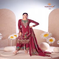 KOMAL VOL 1 BY SURYAJYOTI MODAL DISCHARGE PRINT CASUAL PAKISTANI SUIT FOR WOMENS