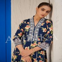 AMBIKA EXPRESS ETHNIC STYLE FULL STITCH RAYON COMBO SET 3PCS DRESS