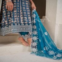 AMBIKA EXPRESS ETHNIC STYLE FULL STITCH RAYON COMBO SET 3PCS DRESS
