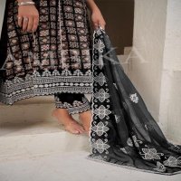 AMBIKA EXPRESS ETHNIC STYLE FULL STITCH RAYON COMBO SET 3PCS DRESS