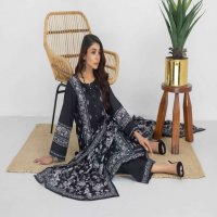 REGALIA SALINA BLACK AND WHITE CHAPTER 3 WHOLESALE LAWN ORIGINAL PAKISTANI SUITS