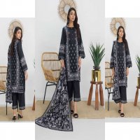 REGALIA SALINA BLACK AND WHITE CHAPTER 3 WHOLESALE LAWN ORIGINAL PAKISTANI SUITS