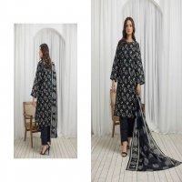 REGALIA SALINA BLACK AND WHITE CHAPTER 4 WHOLESALE LAWN ORIGINAL PAKISTANI SUITS