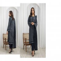 REGALIA SALINA BLACK AND WHITE CHAPTER 4 WHOLESALE LAWN ORIGINAL PAKISTANI SUITS